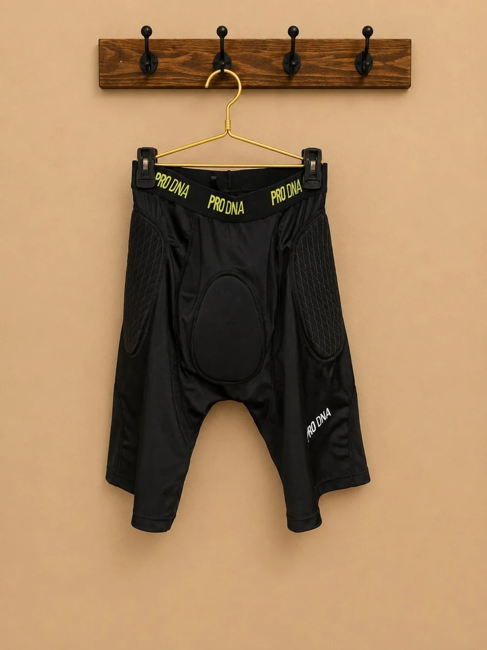 Men’s Protective Compression Shorts — Black